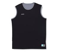 JAKO Camiseta Reversible Change 2.0 para Hombre, Negro/Gris, Talla S