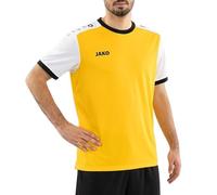 JAKO Camiseta Unisex Dynamic, Manga Corta, Color Amarillo/Blanco/Negro, XXL