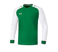 JAKO Camiseta Unisex para niños Champ 2.0 La, Unisex niños, Camiseta, 4320, Verde y Blanco, 116