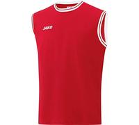 JAKO Center 2.0 - Camiseta para Hombre, Hombre, Camiseta para Hombre., 4150, Rojo y Blanco., Medium