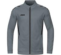 JAKO Polyesterjacke Chaqueta de poliéster Challenge, Color Gris Piedra: Negro, Medium para Hombre