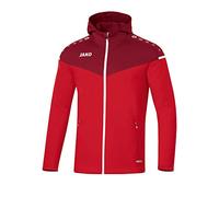 JAKO Champ 2.0 Chaqueta con Capucha, Hombre, Rojo/Vino, Large