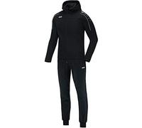 JAKO Chándal clásico con capucha para mujer, poliéster, negro, talla 42