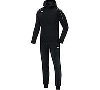 JAKO Chándal clásico con capucha para mujer, poliéster, negro, talla 48