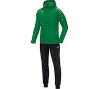 JAKO Chándal clásico con capucha para mujer, poliéster, verde deportivo, 40 EU