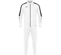 JAKO Chándal de poliéster Power, Blanco, Large para Hombre