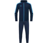 JAKO Chándal de presentación Power, Azul Marino/Azul Celeste, 140 Unisex niños