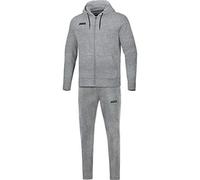 JAKO Chándal infantil con capucha, color gris claro jaspeado, 152
