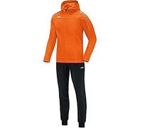 JAKO Chándal infantil con capucha, poliéster, M9450, color naranja neón, talla 140