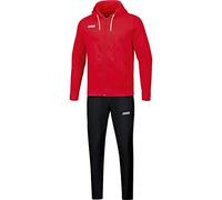 JAKO Chándal para hombre Base con capucha, rojo, XL, M9665