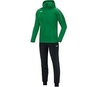 JAKO Chándal para hombre de poliéster Classico con capucha, verde deportivo, XL, M9450