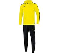 JAKO Chándal para hombre de poliéster Striker 2.0 con capucha, color blanco/marino, M, M9419
