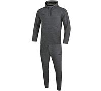 JAKO Chándal para Hombre Premium Basics con Capucha, Antracita Jaspeada, XL, M9629