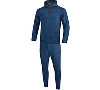 JAKO Chándal para Hombre Premium Basics con Capucha, Azul Marino Jaspeado, M