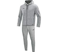 JAKO Chándal para Hombre Premium Basics con Capucha, Gris Jaspeado, XL