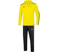 JAKO Chándal para mujer Striker 2.0 con capucha, amarillo neón/negro, 38