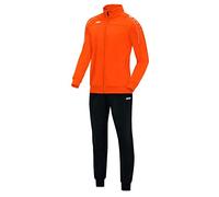 JAKO Chándal para hombre de poliéster Classico, naranja neón, M, M9150