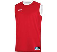 JAKO Change 2.0 - Camiseta Reversible para niño, Infantil, Color Rojo/Blanco, tamaño XX-Small