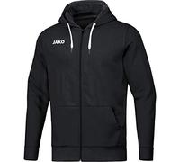 JAKO Chaqueta con Capucha Base, Unisex Adulto, Negro, Small