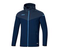 JAKO Chaqueta con capucha para hombre Champ 2.0, Hombre, Chaqueta con capucha, 6820, azul marino/azul oscuro/azul, medium