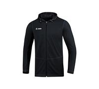 JAKO Chaqueta con capucha para hombre Run 2.0, Hombre, Chaqueta con capucha, 6875, Negro, medium