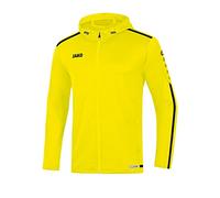 JAKO Chaqueta con capucha para hombre Striker 2.0, Hombre, Chaqueta con capucha, 6819, Amarillo neón/negro., extra-large
