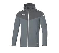 JAKO Chaqueta con capucha para mujer Champ 2.0, Mujer, Chaqueta con capucha, 6820, gris piedra/gris claro, 38