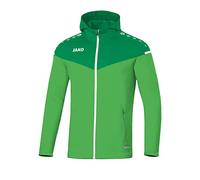 JAKO Chaqueta con capucha para mujer Champ 2.0, Mujer, Chaqueta con capucha, 6820, Verde suave/verde deportivo., 38