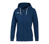 JAKO Chaqueta con capucha para mujer, color azul marino, talla 36
