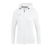 JAKO Chaqueta con Capucha para Mujer Run 2.0, Color Blanco, Talla 36