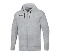 JAKO Chaqueta con capucha unisex para niños., Unisex niños, Chaqueta con capucha, 6865, Color gris claro., 164