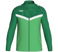 JAKO Chaqueta de poliéster Iconic, Verde Suave/Verde Deportivo, Large para Hombre