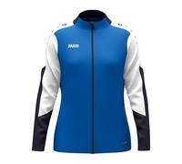JAKO Chaqueta de poliéster para mujer Dynamic, azul real/blanco/azul marino, S
