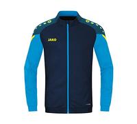 JAKO Chaqueta de poliéster Performance, Azul Marino/Azul Claro, Medium para Hombre