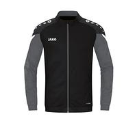 JAKO Chaqueta de poliéster Performance, Negro/Gris Claro, Medium para Hombre
