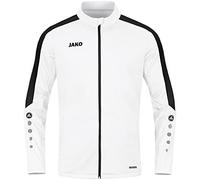 JAKO Chaqueta de poliéster Power Entrenamiento, Blanco, 140 Unisex niños
