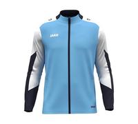 JAKO Chaqueta de poliéster unisex Dynamic, azul cielo/blanco/azul marino, 4XL