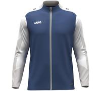 JAKO Chaqueta de poliéster unisex Dynamic, azul noche/blanco/gris claro, XL
