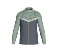 JAKO Chaqueta deportiva gris claro / gris oscuro / verde pastel 140 gris claro / gris oscuro / verde pastel