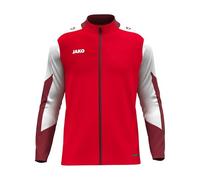 JAKO Chaqueta infantil de poliéster Dynamic, rojo/blanco/rojo oscuro, 152