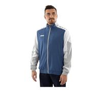 JAKO Chaqueta tejida unisex Dynamic, azul noche/blanco/gris claro, XL