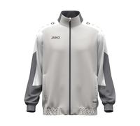 JAKO Chaqueta tejida unisex Dynamic, gris claro/blanco/gris, 4XL