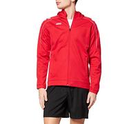 Jako Classico Basic de Chaqueta con Capucha de, Todo el año, Hombre, Color Rojo, tamaño Large