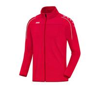 Jako Classico - Chaqueta de Entrenamiento con Abertura Lateral de Cremallera para, Infantil, Color Rojo, tamaño 152