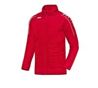 JAKO Classico - Chaqueta infantil de entrenador, Hombre, 7150, rojo, 128