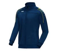 Jako Classico poliéster Chaqueta, Infantil, Color Nightblue/Citro, tamaño 128