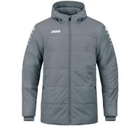 JAKO Coach Team-Chaqueta con Capucha Entrenador, Gris, XL para Hombre