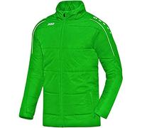 JAKO Coachjacke Chaqueta de Entrenador Classico, Hombre, Verde Deportivo, 164