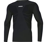 JAKO Comfort 2.0 Camisa Manga Larga, Unisex niños, Negro, XX-Small