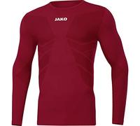 JAKO Comfort 2.0 Manga Larga, Hombre, borgoña, Large
